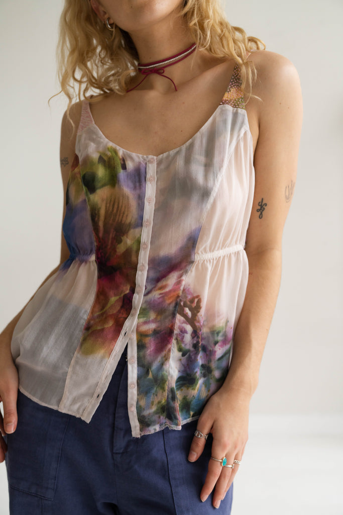 Sheer Floral Camisole