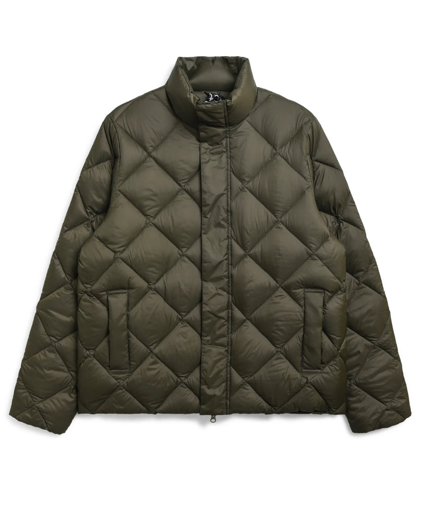 City Packable Down Jacket in Olive
