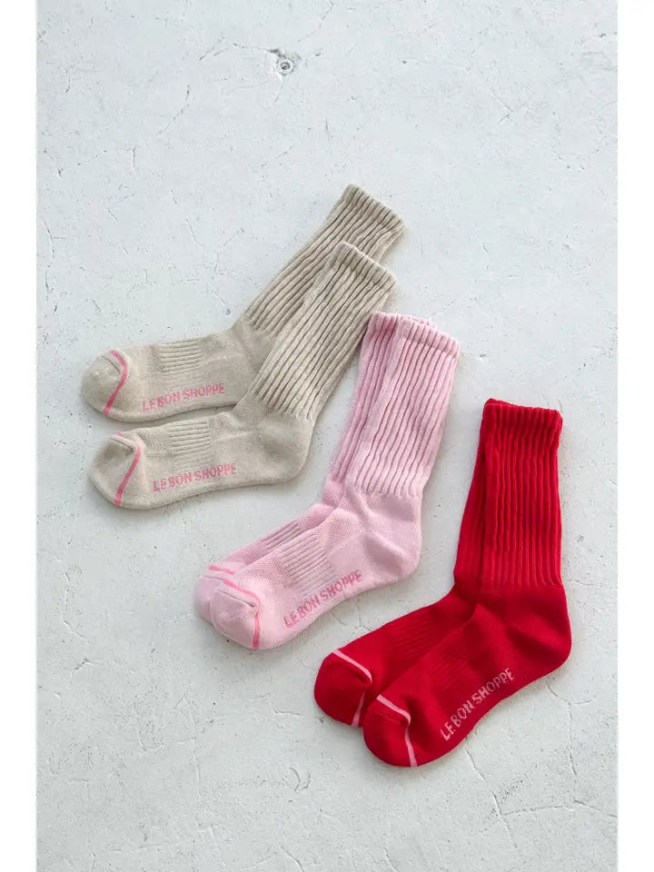 Ballet Socks in Ballet Pink