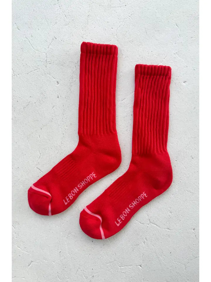 Ballet Socks in Strawberry