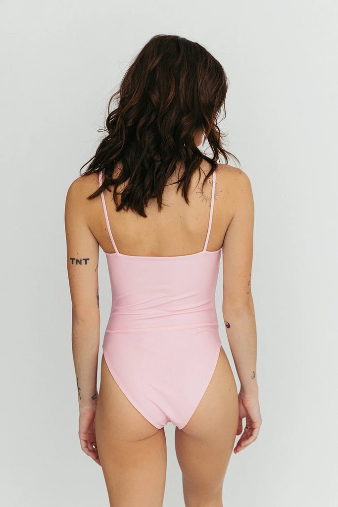 Paulina One Piece Swimsuit in Blossom Pink