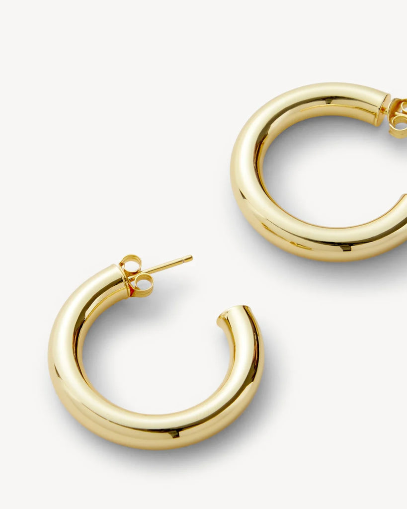 Perfect Hoops 1" in 14k Gold