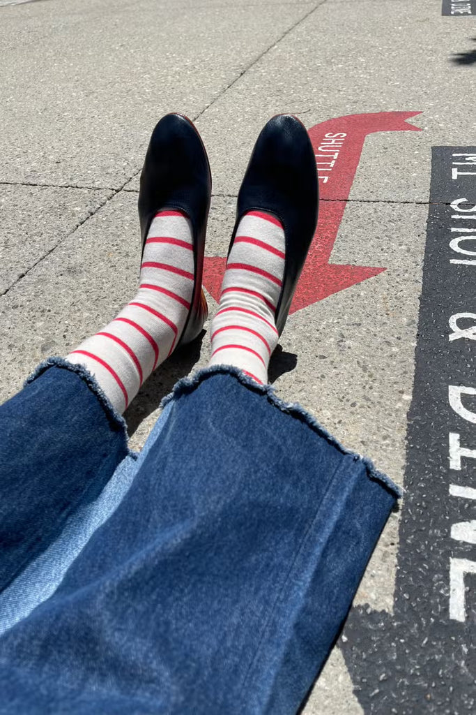 Wally Socks in Candy Cane Stripe