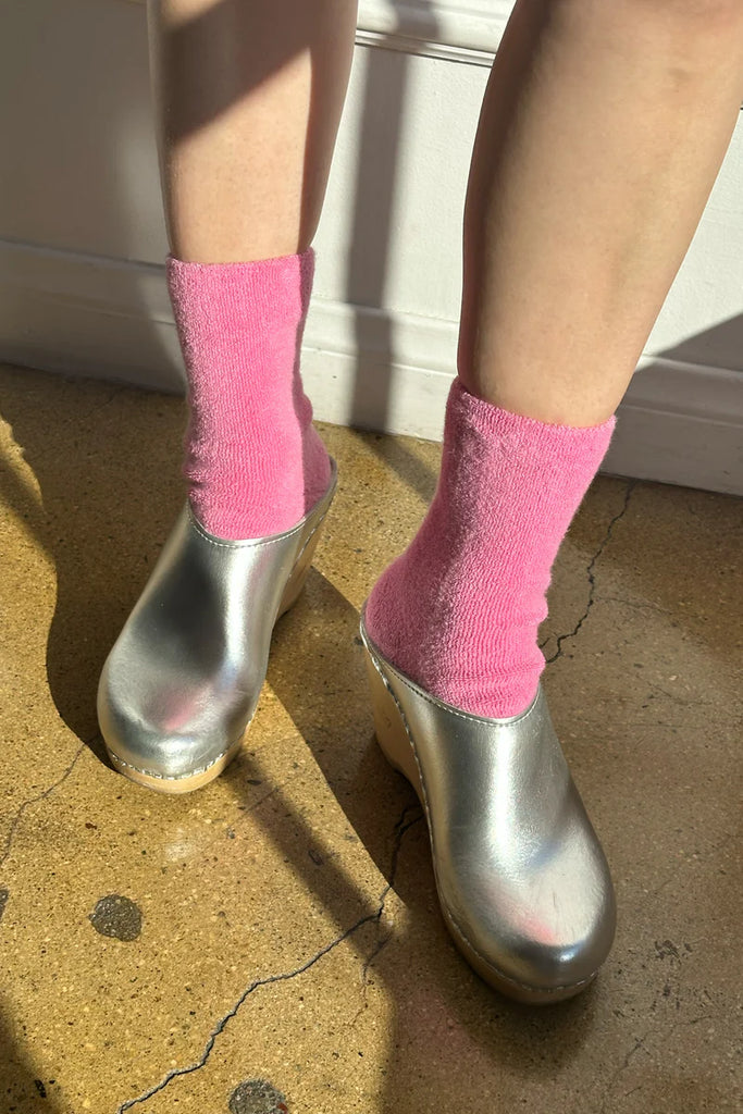 Cloud Socks in Bubble Gum