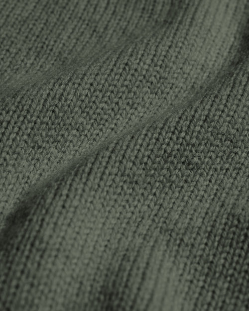 Oversized Merino Wool Sweater in Dusty Olive