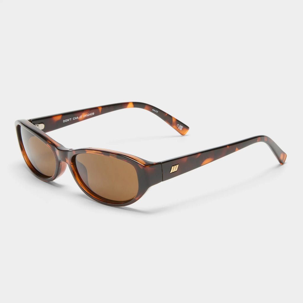 DON'T CHA SUNGLASSES IN TORTOISE BROWN