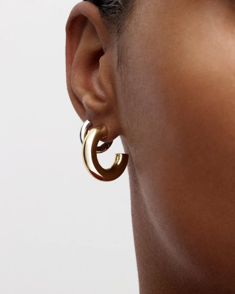 Perfect Hoops 0.75" in 14k Gold