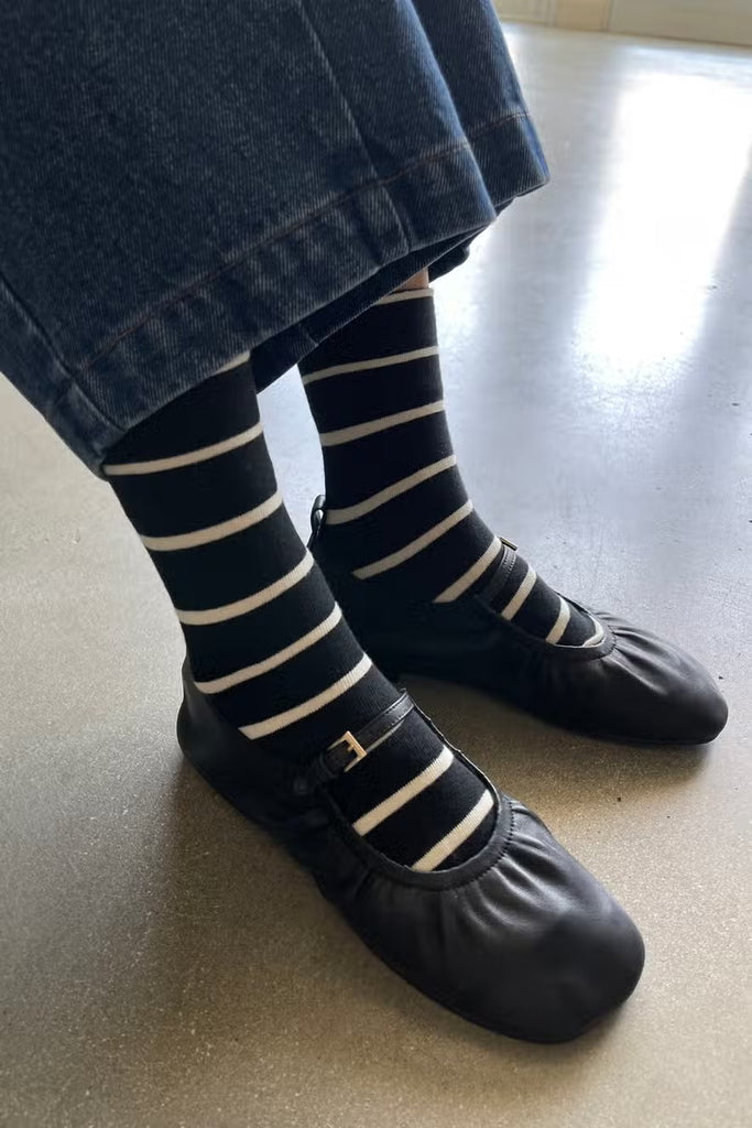 Wally Socks in Black Socks