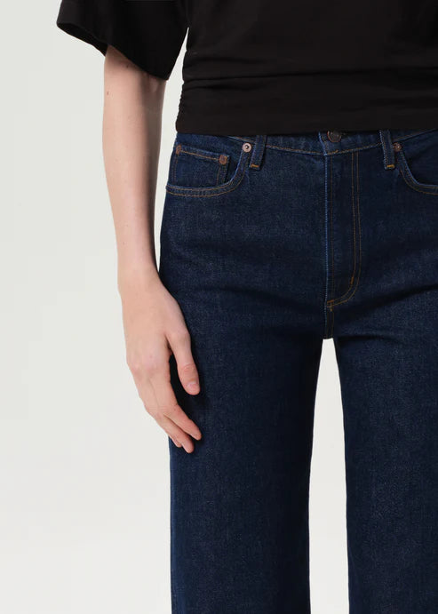 Harper Straight Leg Jeans in Reissue Blue