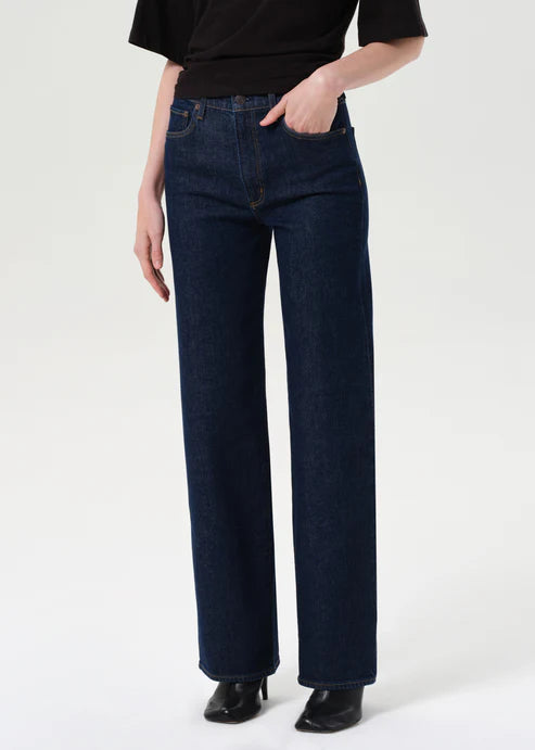 Harper Straight Leg Jeans in Reissue Blue