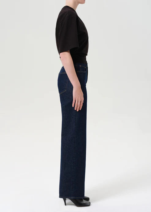Harper Straight Leg Jeans in Reissue Blue