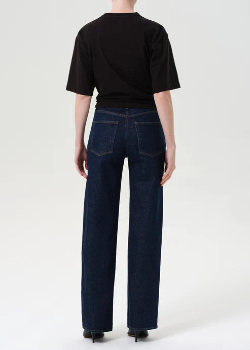 Harper Straight Leg Jeans in Reissue Blue