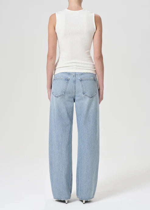 AGOLDE Low Curve Jeans in Force Blue