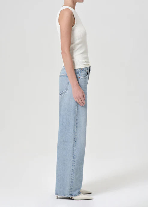 AGOLDE Low Curve Jeans in Force Blue