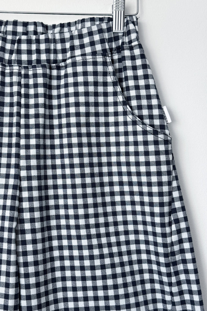 Arc Pants in Navy Gingham