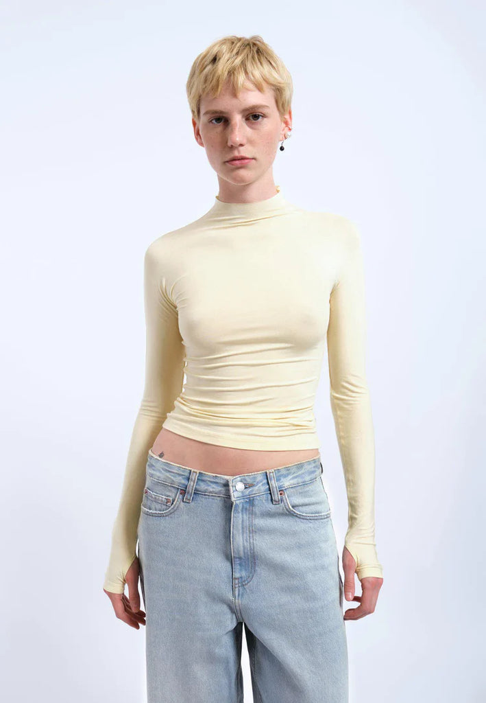 Aria Top in Light Yellow