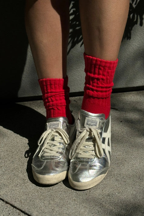 Ballet Socks in Strawberry