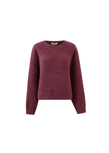 Camelia Sweater in Bordeaux