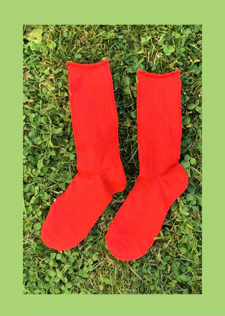 Cherry Bomb Red Socks