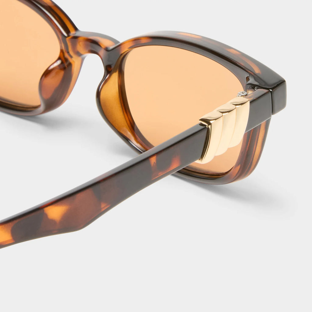 CONFIDENTIAL SUNGLASSES IN DARK TORTOISE