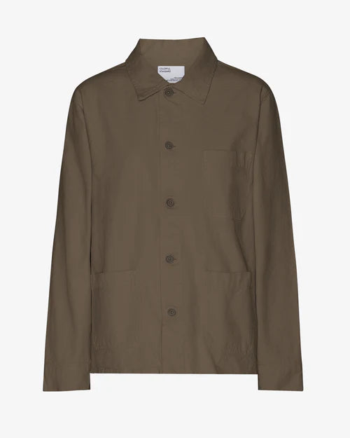 Organic Workwear Jacket in Cedar Brown