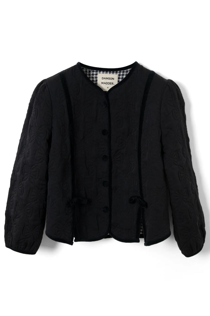 Diana Quilted Jacket in Black