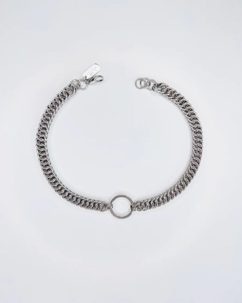 Dove O-Ring Necklace in Stainless Steel