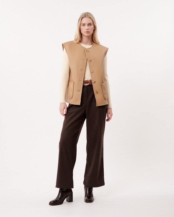 Nicole Trousers in Chocolate Brown