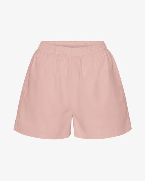 Organic Twill Shorts in Faded Pink