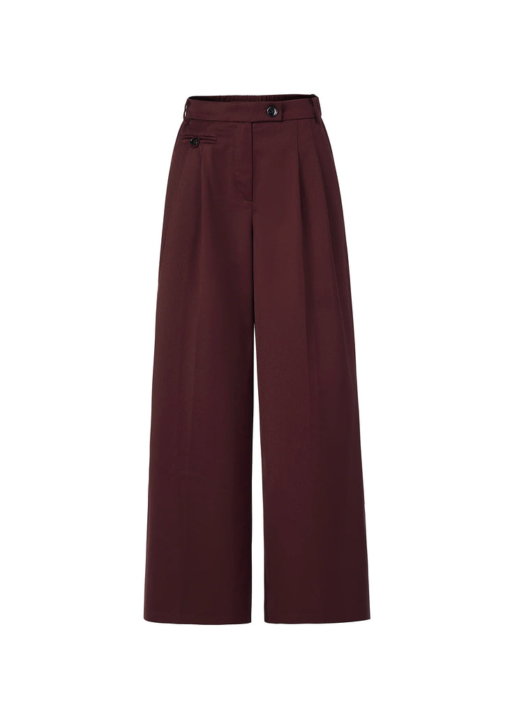 Hibiscus Pants in Bordeaux