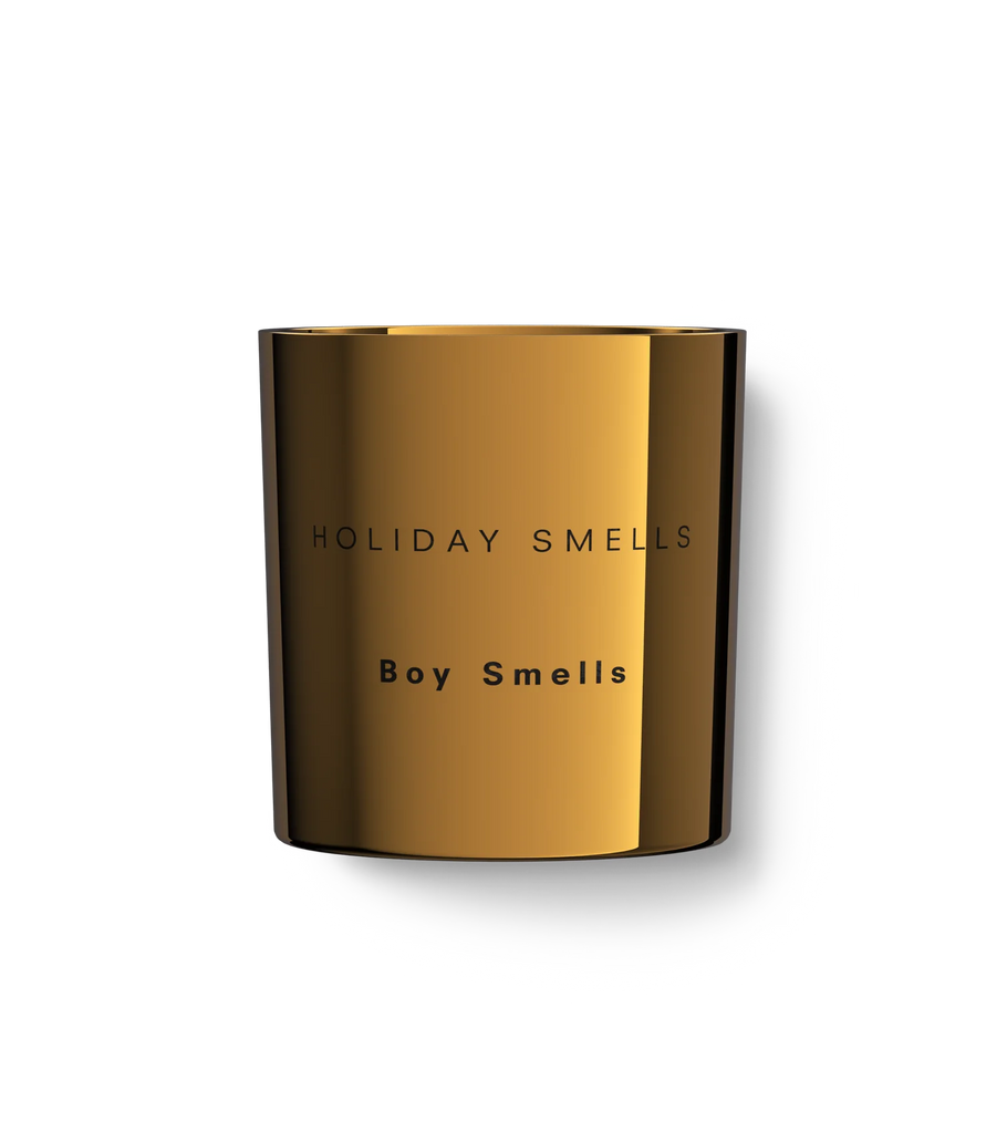 Boy Smells Holiday Smells