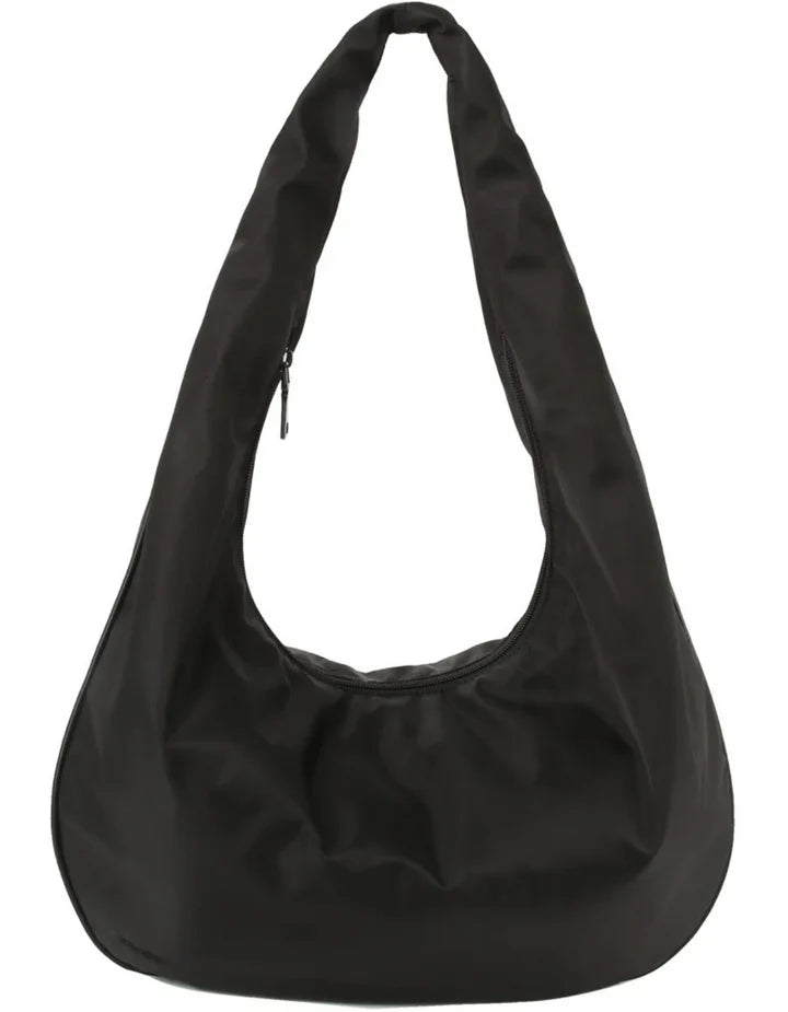 Haze Matte Twill Tote Bag In Black