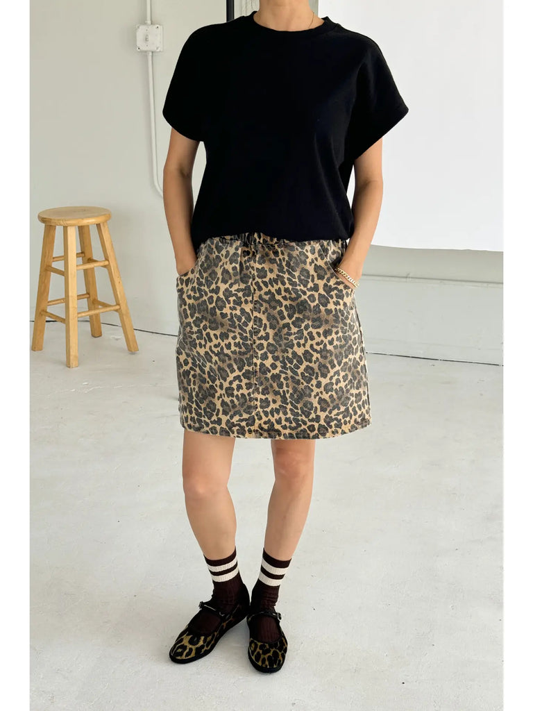 City Skirt in Leopard