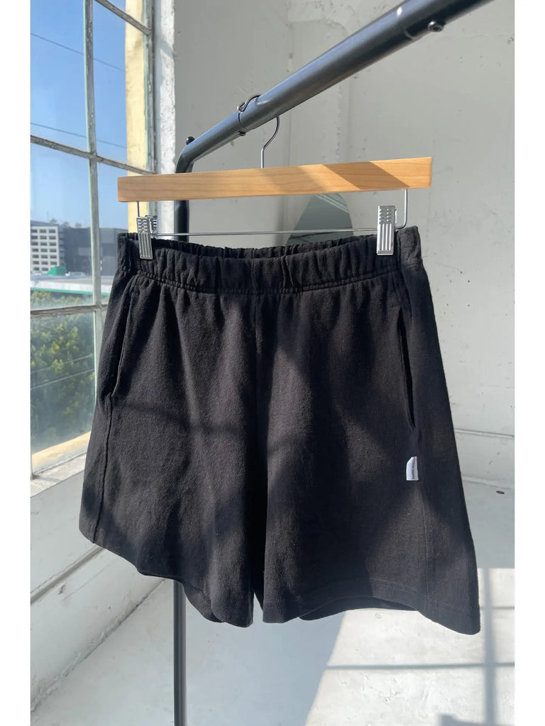 Basketball Flared Shorts in Black