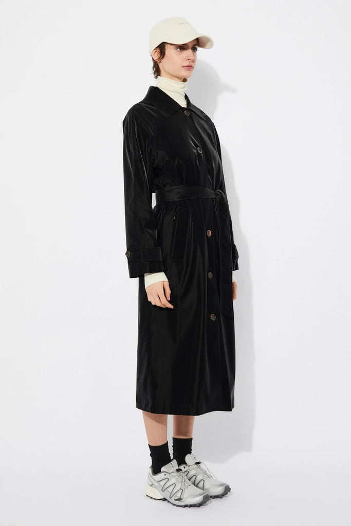 Linya Trench Jacket in Black