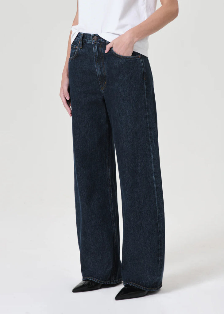 AGOLDE Low Curve Jeans in Pendulum Blue