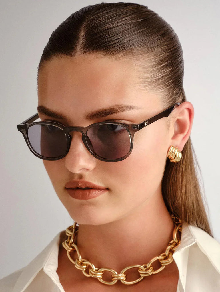 CLUB ROYALE SUNGLASSES IN PEWTER