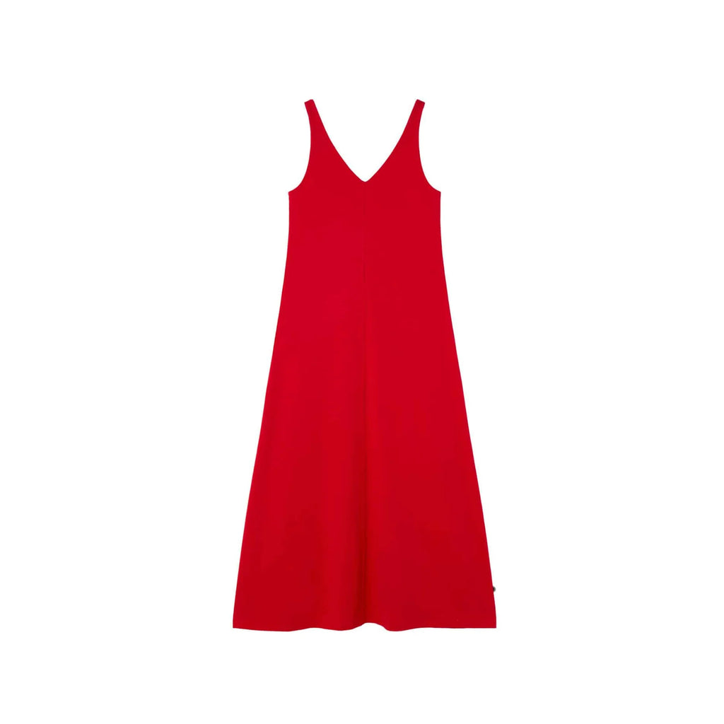 Sade Dress in Fiery Red