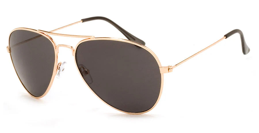 Gold Aviator Sunglasses