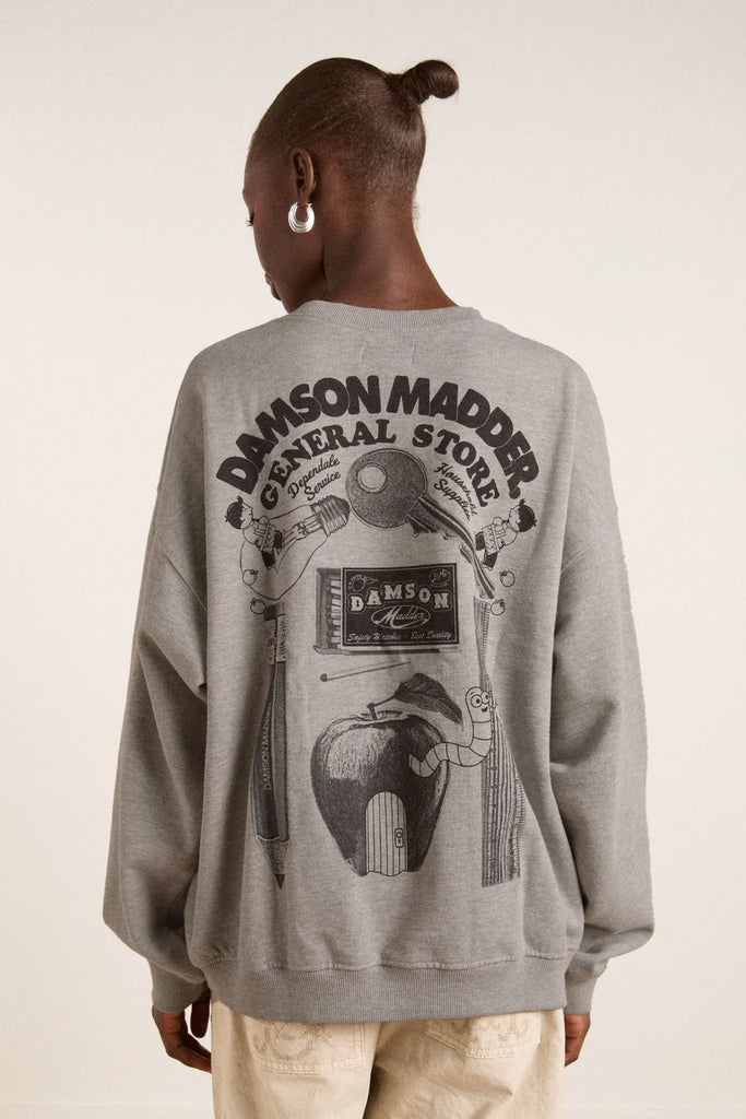 DM General Store Sweatshirt in Grey Marle