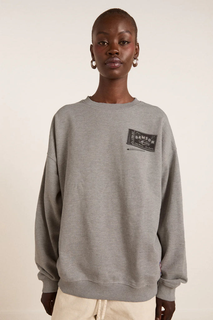 DM General Store Sweatshirt in Grey Marle