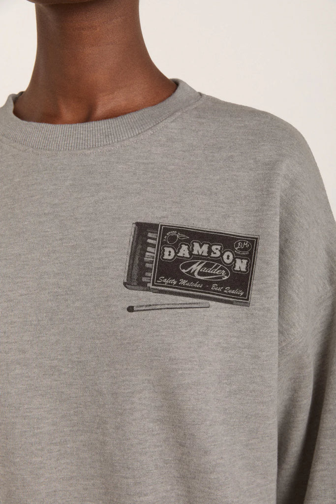 DM General Store Sweatshirt in Grey Marle