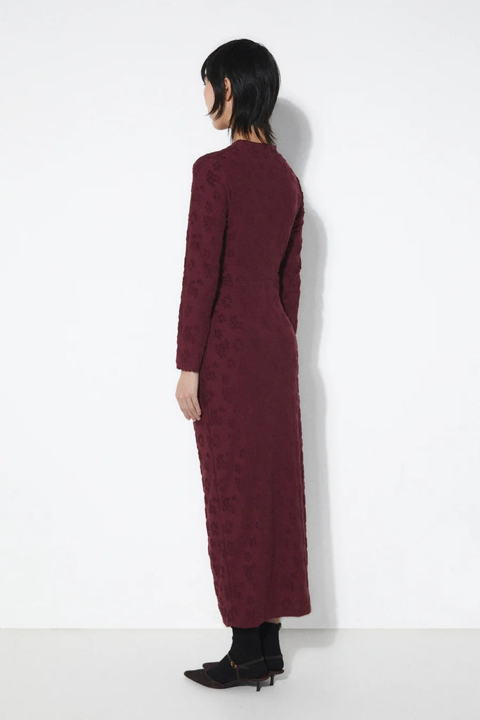 Barbara Dress in Burgundy