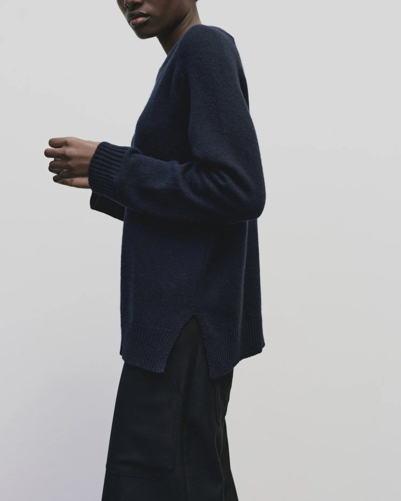 Cashmere Blend Crewneck Knit