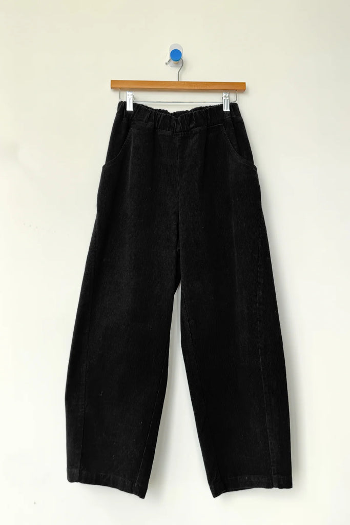 Corduroy Arc Pants in Black