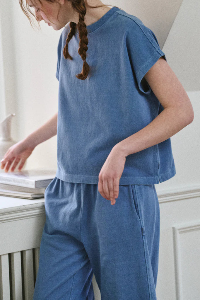 Jeanne Tee in Cornflower Blue