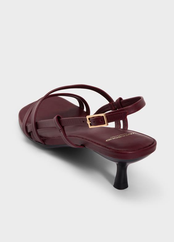 Jonna Sandals in Dark Red