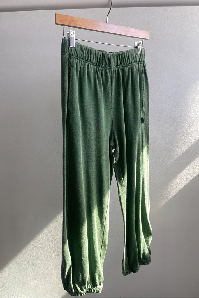 Balloon Pants in Basil Green