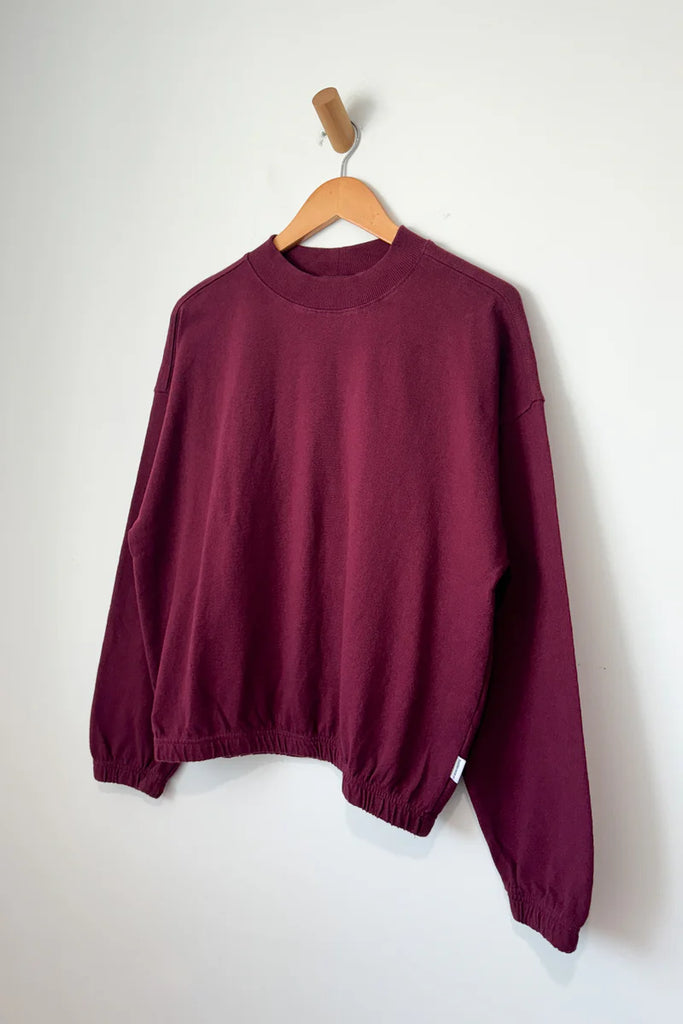 Daisy Long Sleeve Top in Cabernet