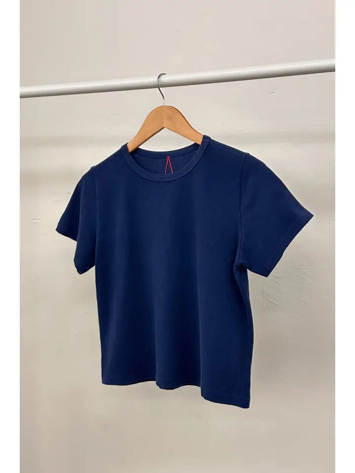 Little Boy Tee in Navy